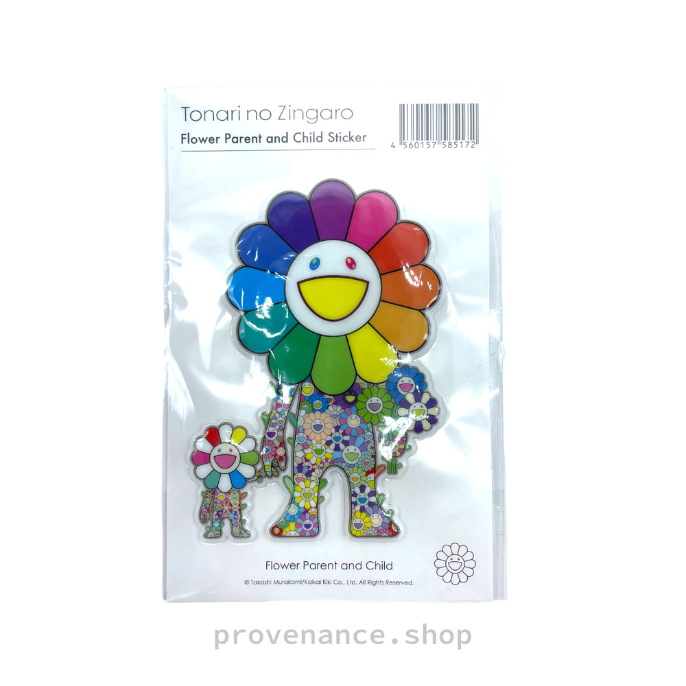 🔴 Takashi Murakami Flower Parent/Child 3D Sticker